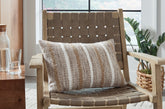Orleans Furniture - Ashley Furniture - Benish Pillows - Pillow (4/CS) / Tan/Brown/White - A1001047